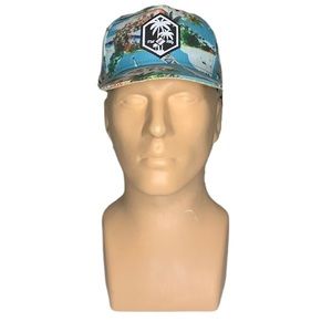 Flat Fitty Luxury Collection Snapback Beaches Scene Baseball Cap